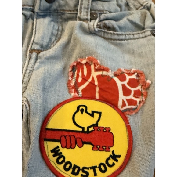 Joe's Jeans Toddler 5T Denim Hippie Woodstock Handmade Reworked - Picture 8 of 11